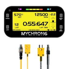 AIM MyChron 6 Dash Logger / Karting Lap Timer (GPS) - M5 Standard EGT Sensor