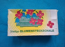 DDR Blumensteckschale 3 teilig