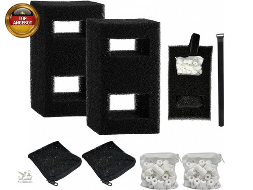 2er set aquarium - aquarium, filtermedien
