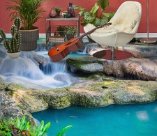 3D Stein See C5741 Fußboden