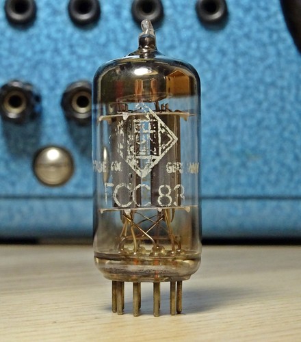 Röhre telefunken ecc83 ribbed - ecc83,
