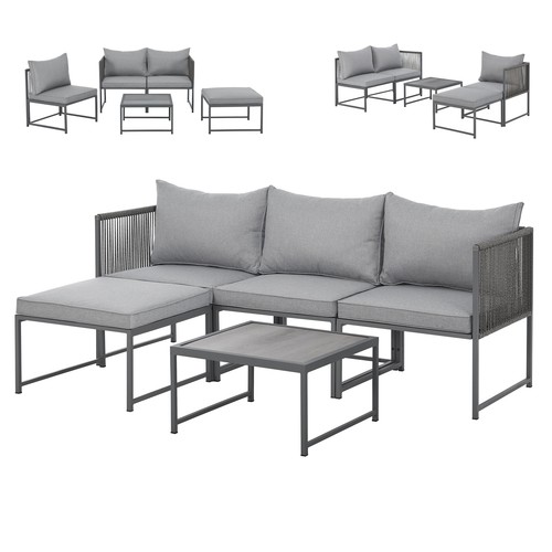 Polyrattan gartenlounge - polyrattan,