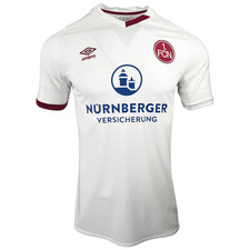 Umbro 1.FC Nürnberg Trikot Away Sample Glubb FCN Club Saison 2020/2021 L Weiß
