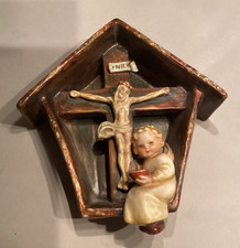 Alt Wand Kruzifix mit Engel