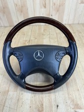 Mercedes  W208 W210 MOPF Leder / Holz Lenkrad