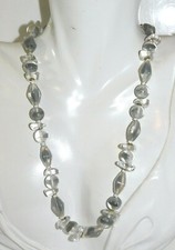 Vintage Klare Silbrig Graue