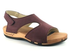 Woody Stefanie Damen EU 36 UK 3 Mosto Nubuk Touch Close Holz Clog Sandalen