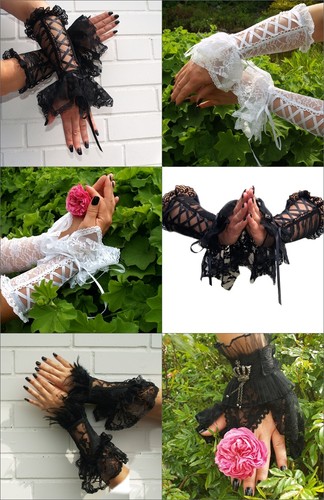 Gothic handschuhe armstulpen - handschuhe,