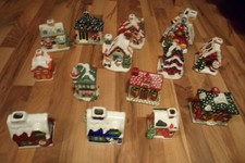 Windlicht Haus Teelichthaus Teelicht Keramik Weihnachtsdeko Weihnachten