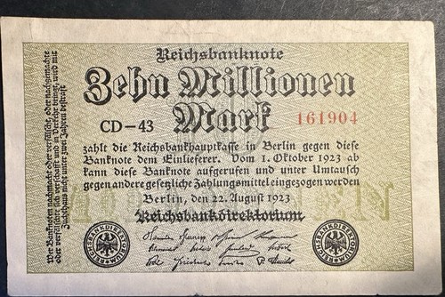 Millionen mark - 10,