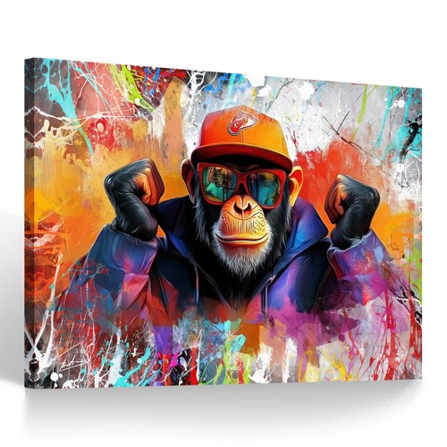 Leinwand bild affe mit - bild,