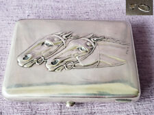 Jugendstil russische Zigaretten Etui 84 Zolotniki Silber Russland ## 875 800 835