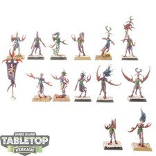 Hedonites of Slaanesh - 13 x Daemonettes of Slaanesh - bemalt