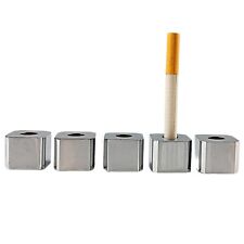 raupir Set 5x Gluttöter für Aschenbecher silber eckig Glutlöscher Glutkiller