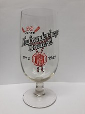 Jubiläumsglas "50 Jahre Neubrandenburger Brauerei 1962" - mit Füllstrich 0,25