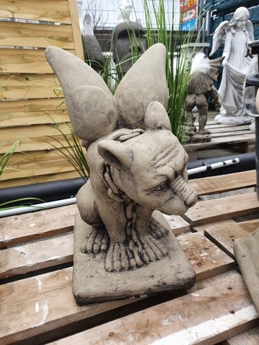 Gartenfigur gargoyle 2er set - gargoyle,