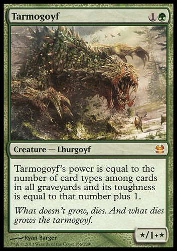 Mtg tarmogoyf exc - tarmogoyf,