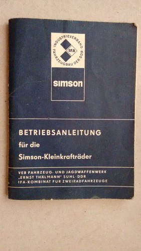 Betriebsanleitung für - ",