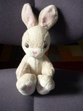 H&M Plüschtier - HASE - Hasi - Häschen - sitzend - beige rosa - Kuscheltier -