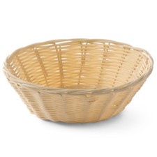Polyrattan Brotkorb rund
