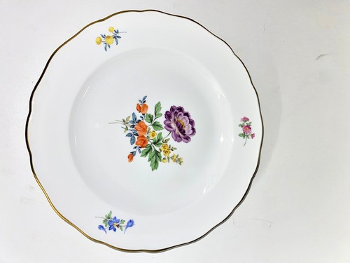 Meissen blume flacher - meissen,