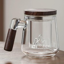 Glas teetasse mit - teetasse, deckel