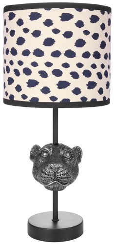 Tierkopf tischlampe leoparden - tierkopf,