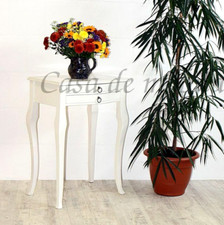 Massivholz Konsolentisch weiß