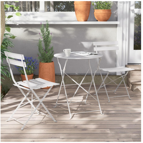 Bistro set stück stahl - stück,