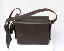 Kalahari KAAMA LS-12/16? Leder-Fototasche dunkelbraun. Nr.060