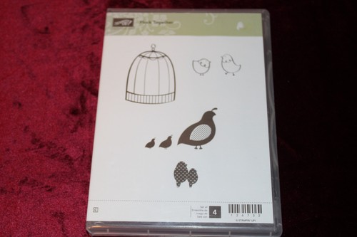 Stampin stempelset flock - up, su