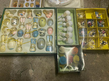 Oster Deko Set / Große Auswahl Hasen, Eier uvm.  Antik Retro