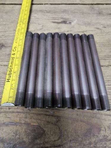 10x messing gewinderohr 100mm - 10x,