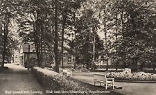 Postkarte - Bad Lausick / Blick nach dem Badehaus u. Vogelbrunnen (24)