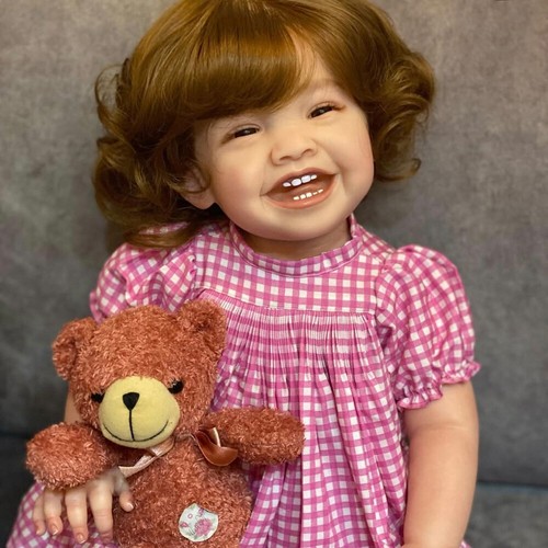 Reborn baby doll - baby, smiling