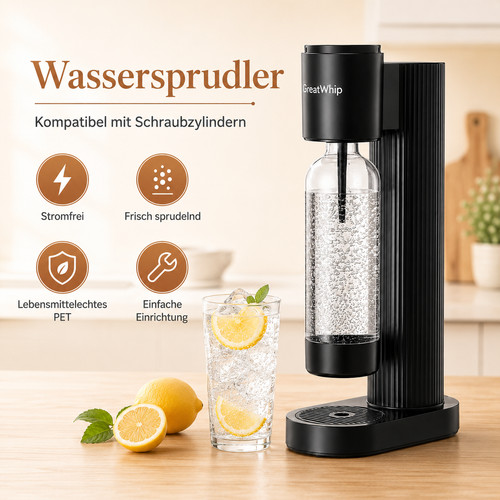Wassersprudler inkl flaschen - inkl.,