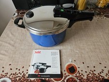 Silit Sicomatic-L Emaille Schnellkochtopf mit Zubehör Ø 22cm - 4,5 L - Induktion