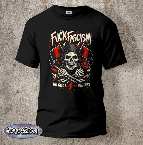 Fuck fascism shirt - fuck,
