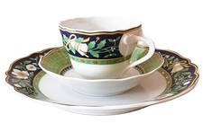 Hutschenreuther WINTERZEIT Weihnachten Weihnachtsgeschirr CHRISTROSEN grün gold