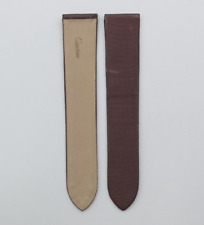 Cartier Tank Uhrenarmband Stoff Bordeaux Ref.KD25XW65 18/16mm