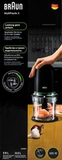 Braun CH3011BK MultiPractic3 Zerkleinerer schwarz BEHÄLTER IST ZERKRATZT