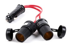 12V 24V 12A 2-Fach Steckdose