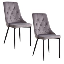 Set 2er Polsterstuhl Retro