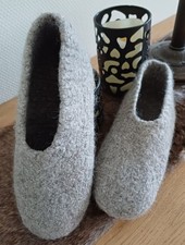 Filzhausschuhe mehrere Größen leinen Filzschuhe Hausschuhe gefilzt
