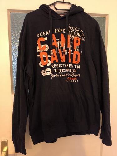 Hoodie camp david schwarz - hoodie, xxl