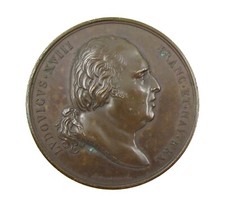 FRANKREICH 1818 RÜCKZUG DES DREIFACHBÜNDNISSES 50mm MEDAILLE - VON ANDRIEU