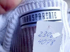 4078 Transparente, weißer Pulli