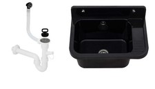 Ausgussbecken Schwarz granit