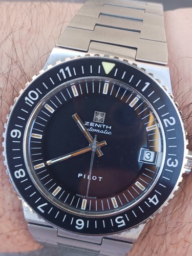 Zenith diver pilot vintage - diver,