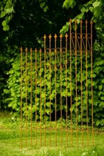 Paravent aus Volleisen Rost